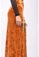 Skirt Something New Snnatalie Hw Lace Up Calf Inca Gold